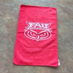 Florida Atlantic University Owls Red Gym Towel